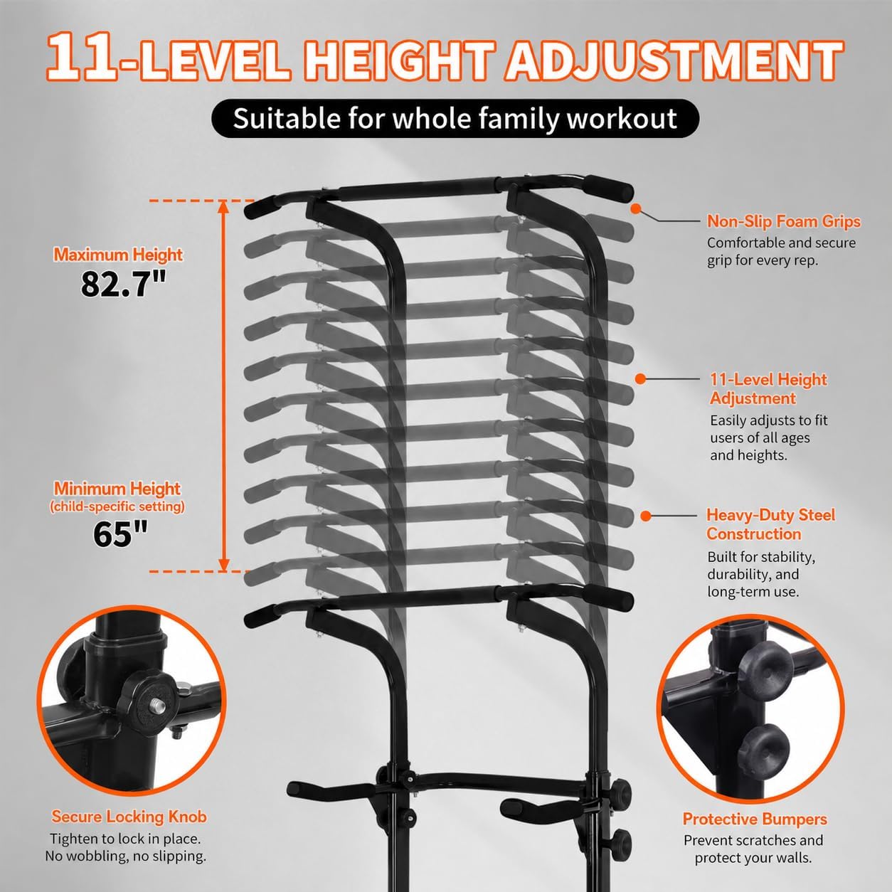 Power Tower for Home Gym, Pull - Pull Up Bar ulasan dan harga