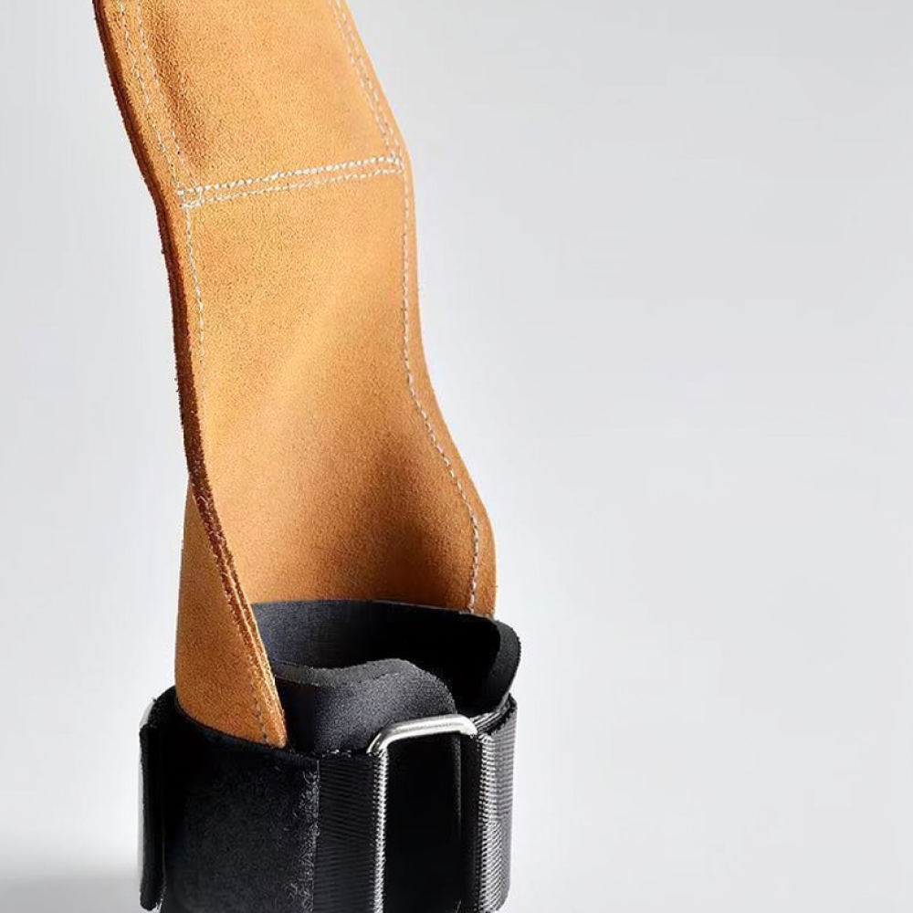 Cowhide Lifting Straps Gym Wri - Weightlifting Gloves ulasan dan harga
