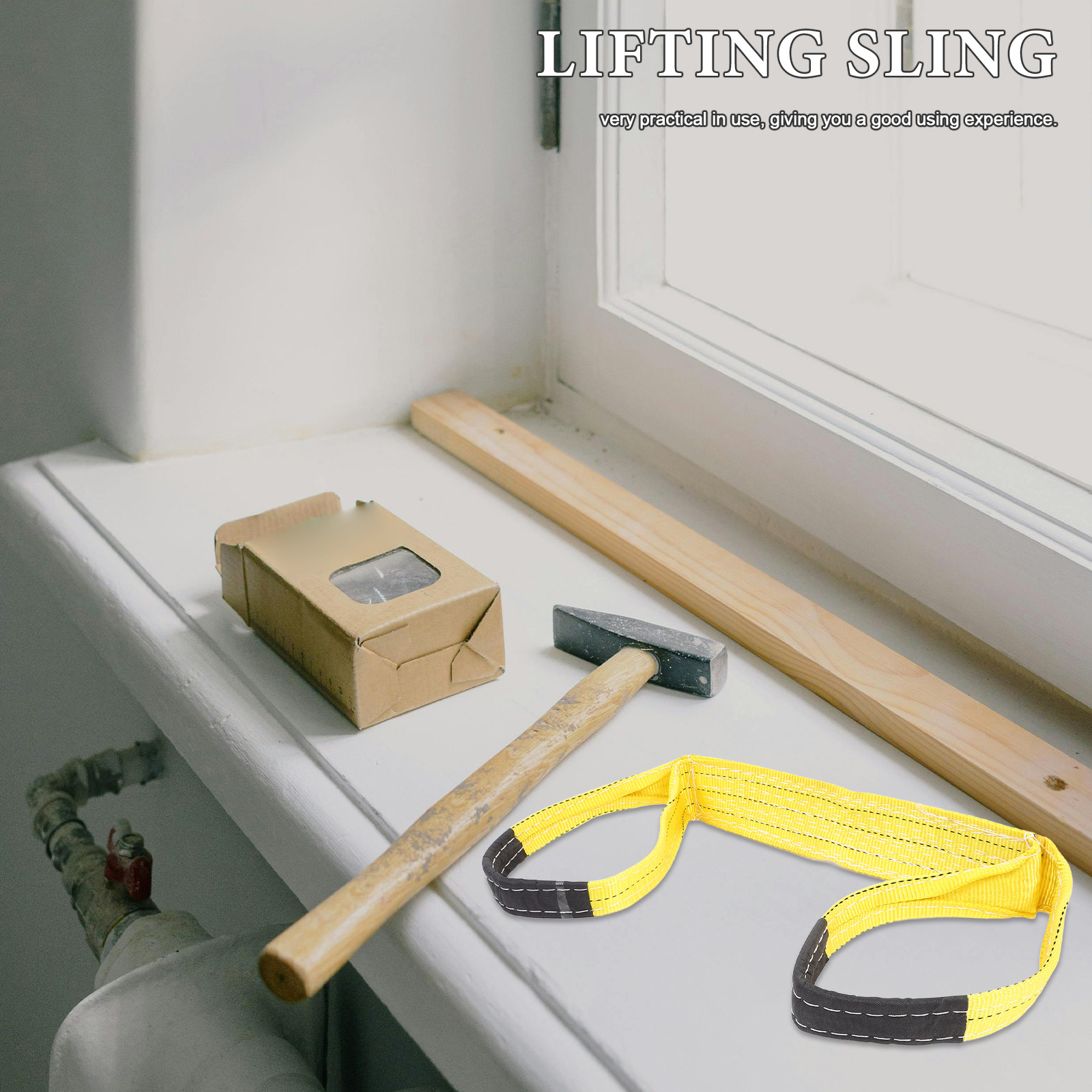 2Pcs Lifting Strap Web Sling H - Lifting Belt ulasan dan harga