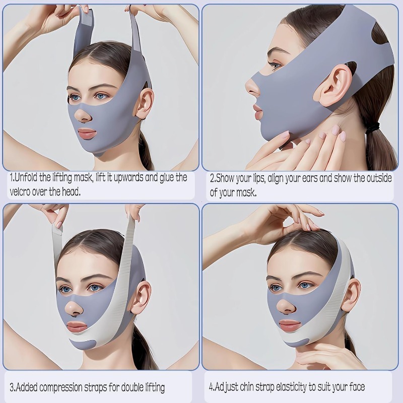 V-Shaped Lifting Mask, Double  - Lifting Belt ulasan dan harga