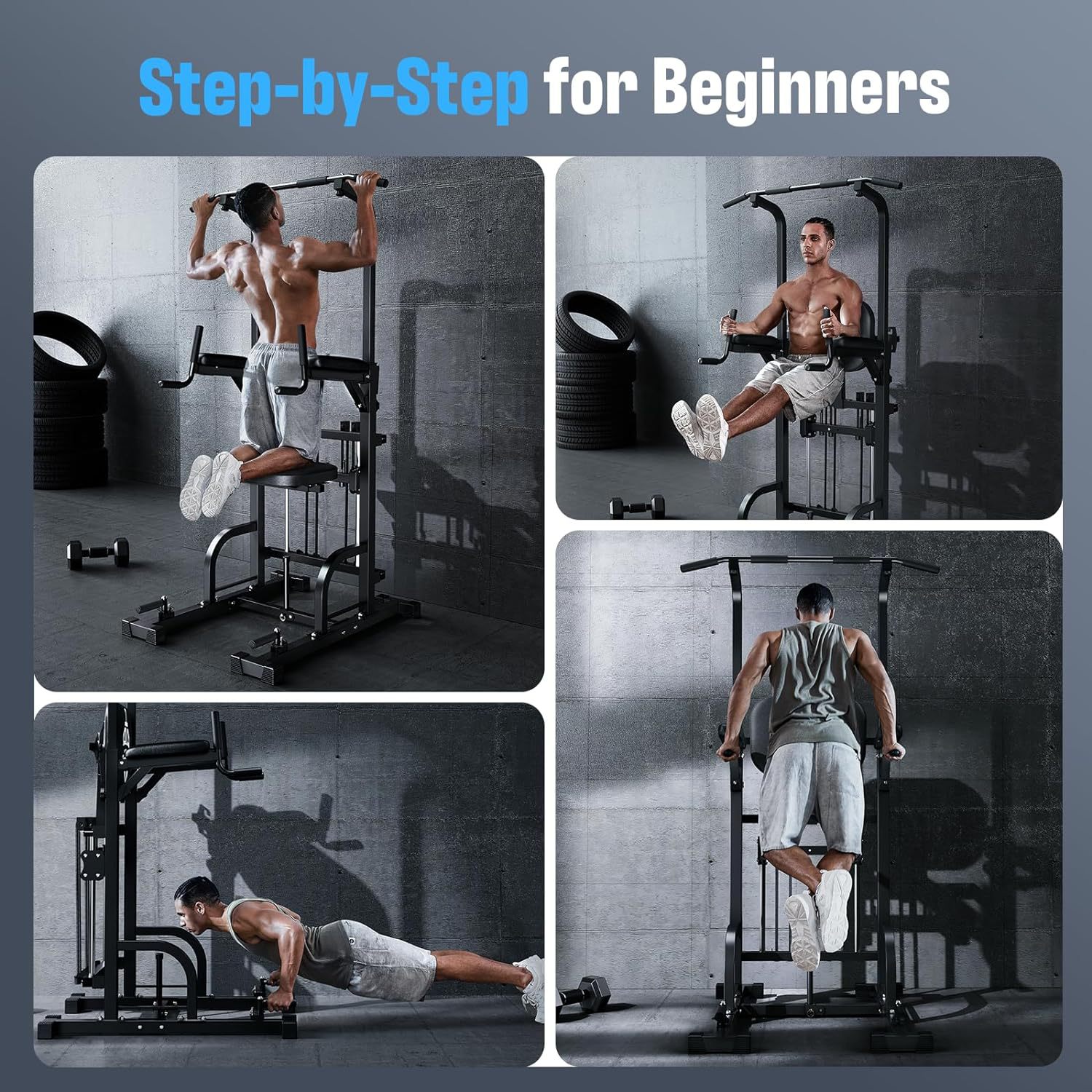 Power Tower Pull-Up Dip Statio - Pull Up Bar ulasan dan harga