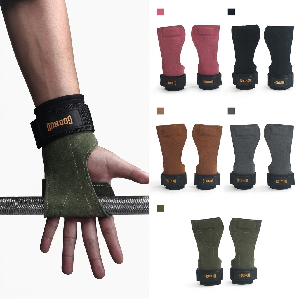 1 Pair Genuine Leather Gym Wri - Wrist Wraps ulasan dan harga