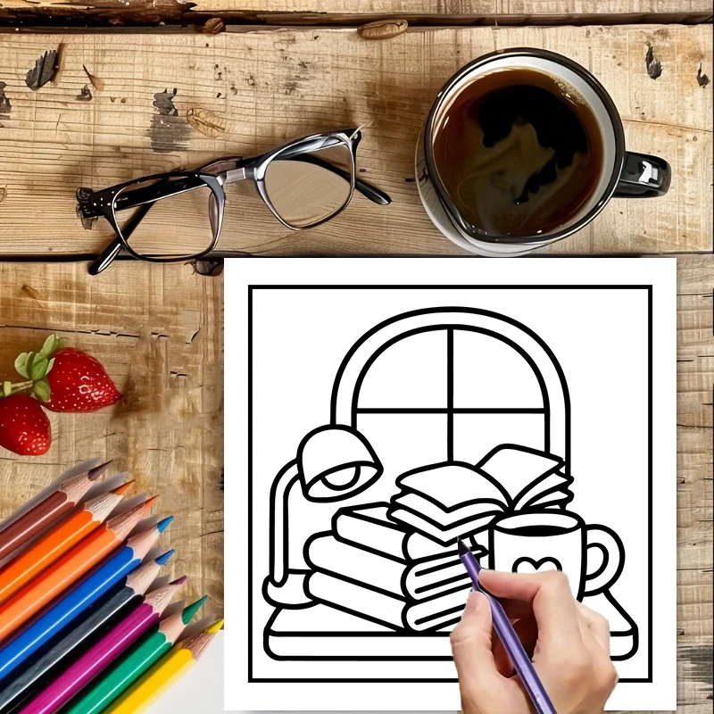 Book Lovers Coloring Book for  - Chalk Bag ulasan dan harga
