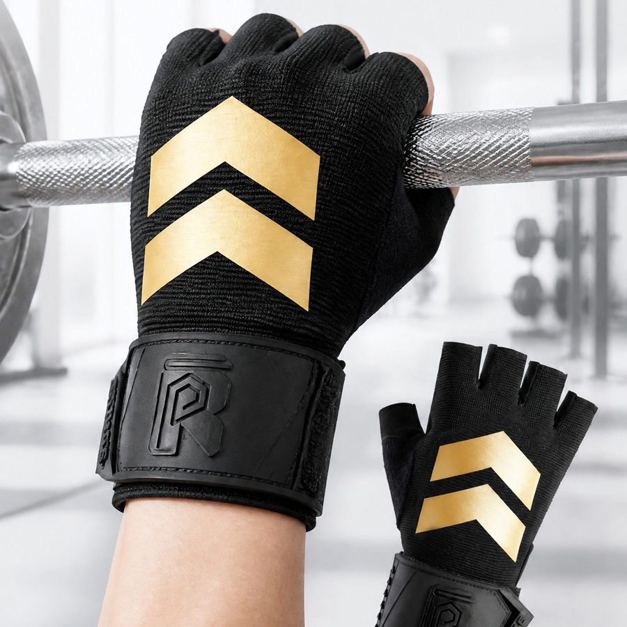 Half finger fitness gloves wit - Weightlifting Gloves ulasan dan harga