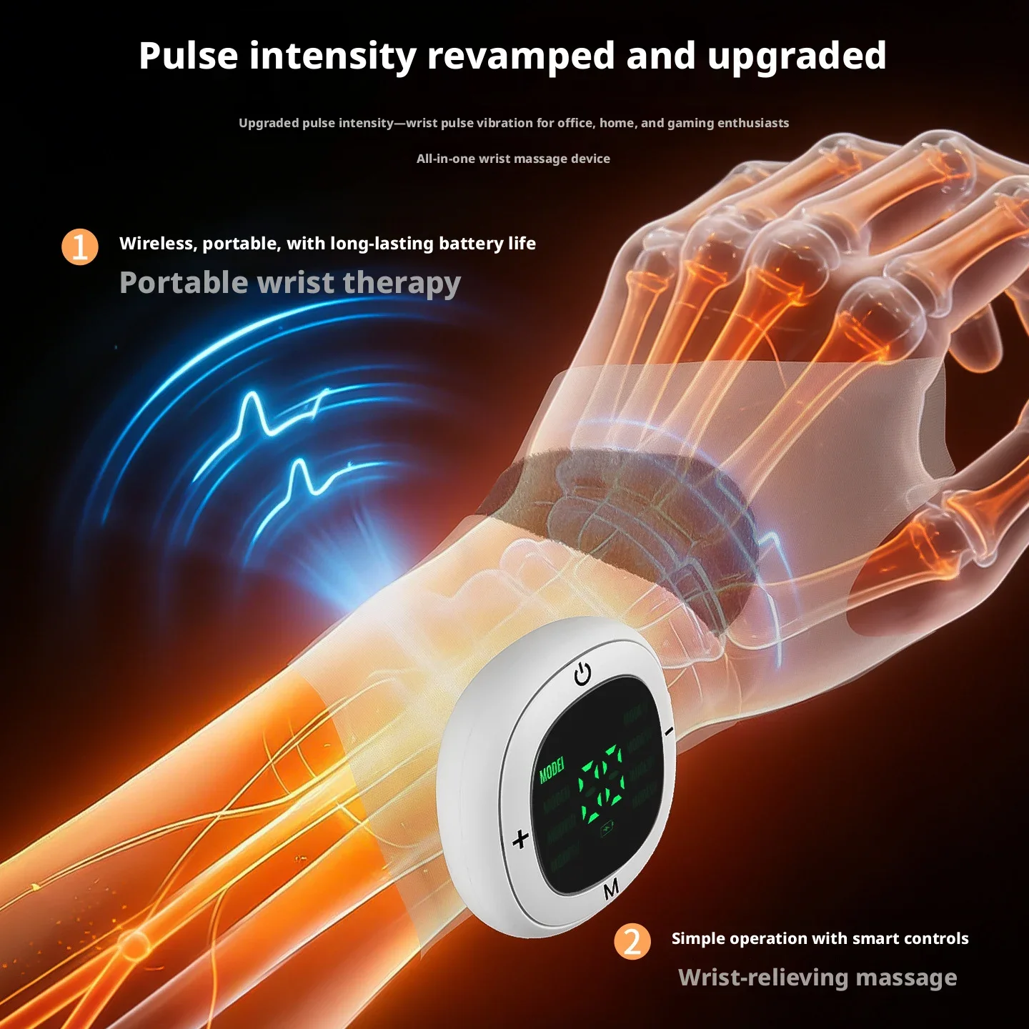 Cordless Wrist Brace Massager  - Wrist Wraps ulasan dan harga