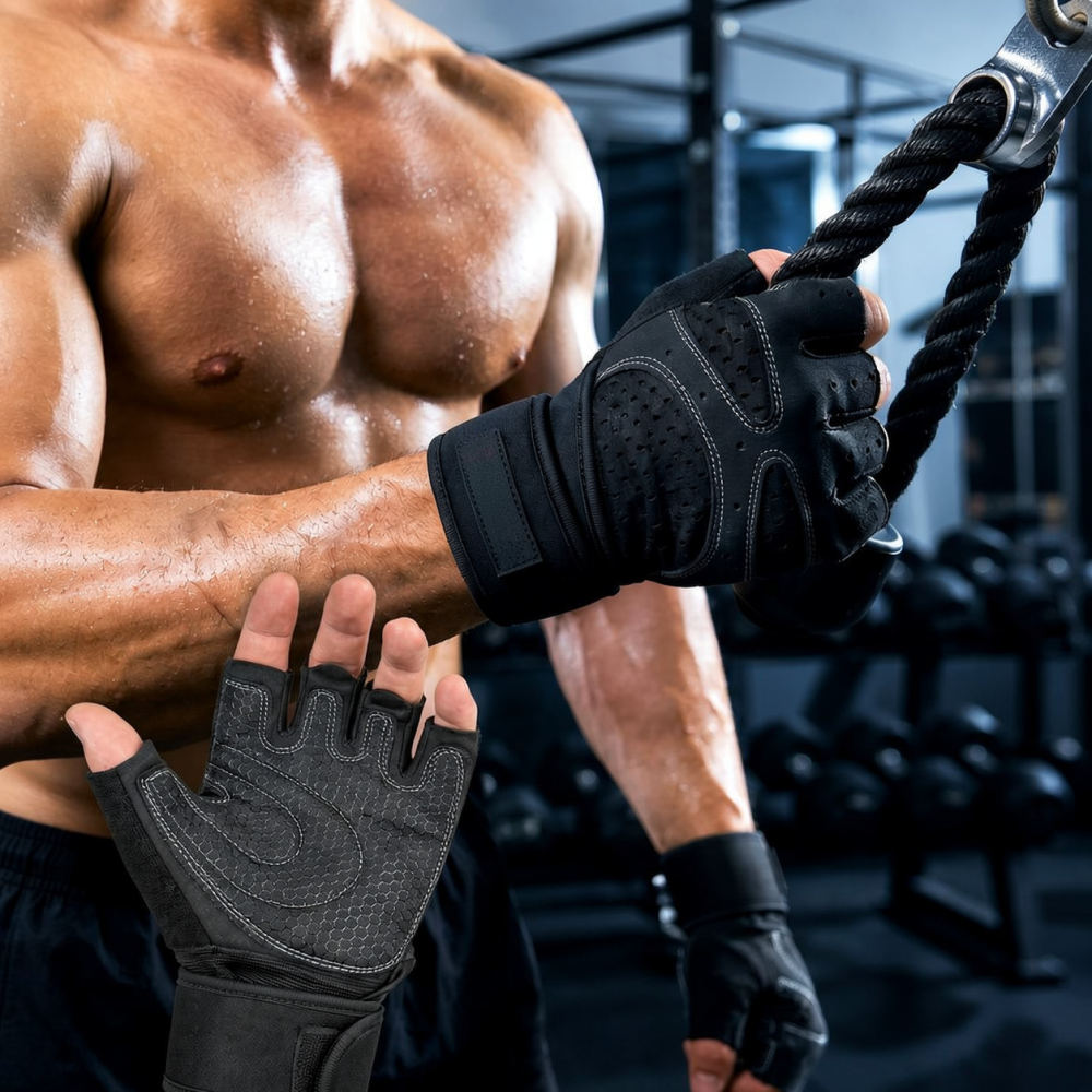 Breathable Weightlifting Glove - Weightlifting Gloves ulasan dan harga