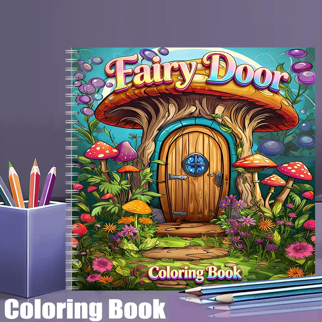Coloring Book Fairy Door for A - Chalk Bag ulasan dan harga