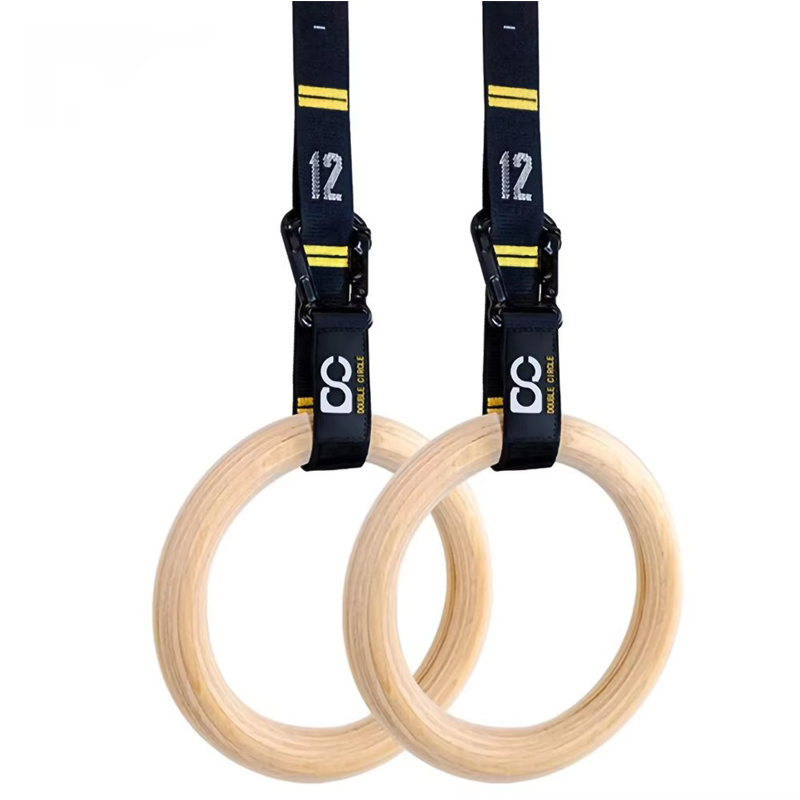 32mm Wooden Gymnastic Rings wi - Gymnastic Ring ulasan dan harga